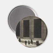 Wall Street (von Paul Strand, 1915) Magnet (Vorderseite/Rückseite)