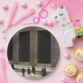 Wall Street (von Paul Strand, 1915) Pappteller (Party)