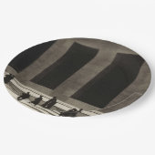 Wall Street (von Paul Strand, 1915) Pappteller (Schrägansicht)