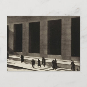 Wall Street (von Paul Strand, 1915) Postkarte