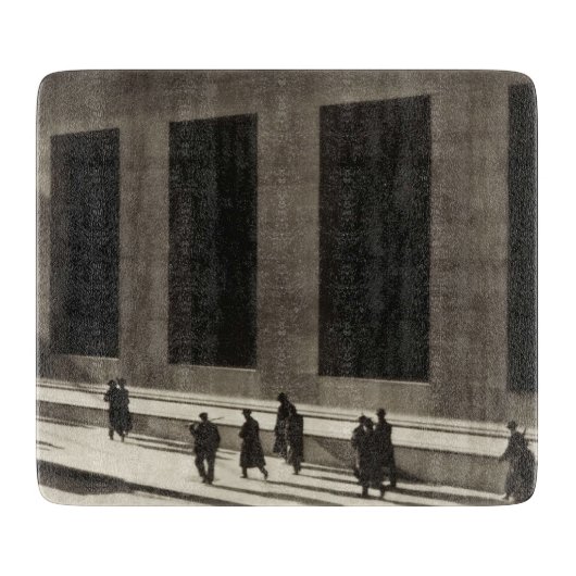 Wall Street (von Paul Strand, 1915) Schneidebrett (Vorderseite)