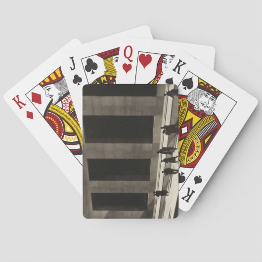 Wall Street (von Paul Strand, 1915) Spielkarten (Rückseite)