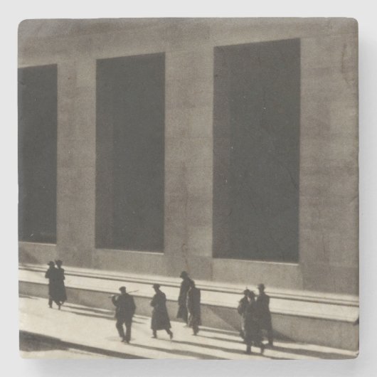 Wall Street (von Paul Strand, 1915) Steinuntersetzer (Vorderseite)
