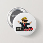 Wall Street-Wetten Button (Vorne & Hinten)