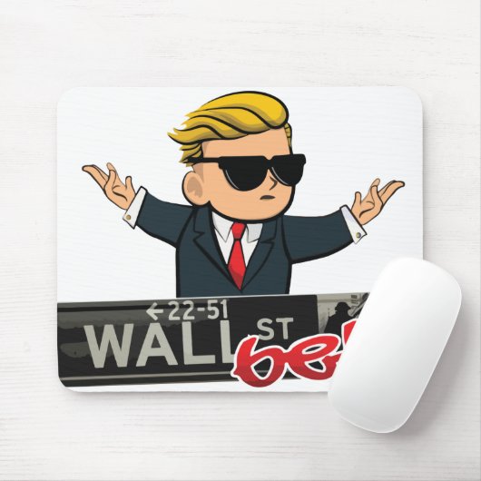 Wall Street-Wetten Mousepad (Mit Mouse)