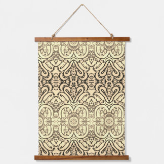 Wall Tapestry - Lovely Abstract Wandteppich Mit Holzrahmen
