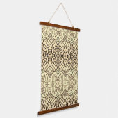 Wall Tapestry - Lovely Abstract Wandteppich Mit Holzrahmen (Gewinkelt)
