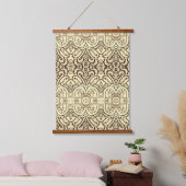 Wall Tapestry - Lovely Abstract Wandteppich Mit Holzrahmen (Schlafzimmer)