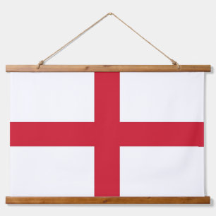 Wall Tapestry mit Flagge in England, Vereinigtes K Wandteppich Mit Holzrahmen
