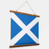 Wall Tapestry mit Flagge von Schottland, Großbrita Wandteppich Mit Holzrahmen (Gewinkelt)
