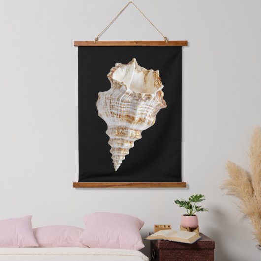 Wall Tapestry of Sea Shell Wandteppich Mit Holzrahmen (Schlafzimmer)