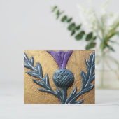 Wall-Thistle-Postkarte Postkarte (Stehend Vorderseite)
