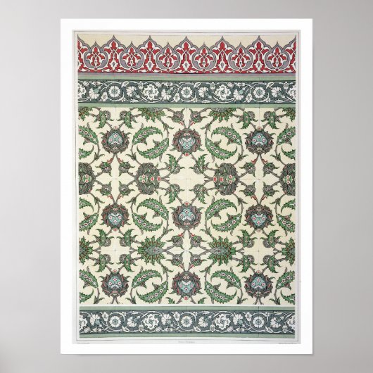 Wall tiles of the Mosque of Cheykhoun, from 'Arab Poster (Vorne)