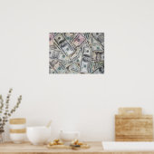 Wall-to-Wall-Geld Poster (Küche)