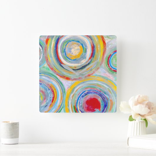 Wall-Uhr ausschalten Quadratische Wanduhr (Zuhause)