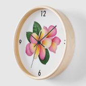 Wall-Uhr der tropischen Blume Uhr (Winkel)