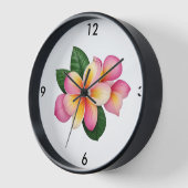 Wall-Uhr der tropischen Blume Uhr (Winkel)