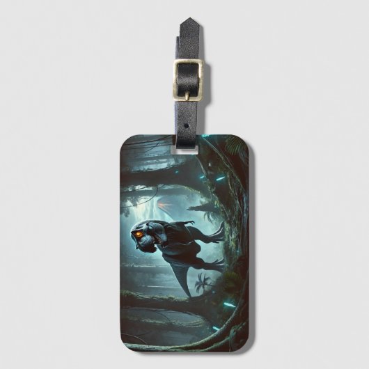 Wall-Uhr Gepäckanhänger (Vorderseite Vertikal)