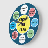 Wall-Uhr Große Wanduhr (Winkel)