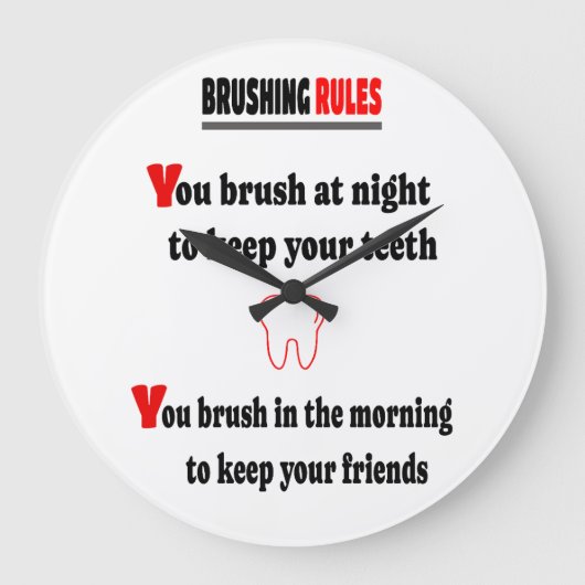 Wall-Uhr Große Wanduhr (Vorderseite)