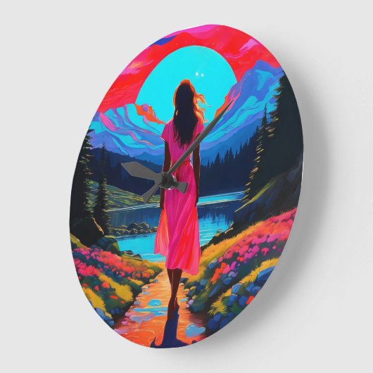 Wall-Uhr Große Wanduhr (Winkel)