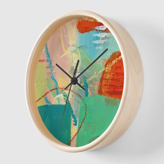 Wall-Uhr im Spielplatzdesign Uhr (Winkel)