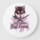 Wall-Uhr Loyal Begleiter Große Wanduhr (Vorderseite)