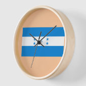 Wall-Uhr mit Honduras-Flagge Uhr (Winkel)