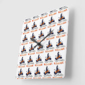 Wall-Uhr Quadratische Wanduhr (Winkel)