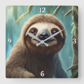 Wall-Uhr Quadratische Wanduhr (Vorderseite)