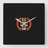 Wall-Uhr Quadratische Wanduhr (Vorderseite)