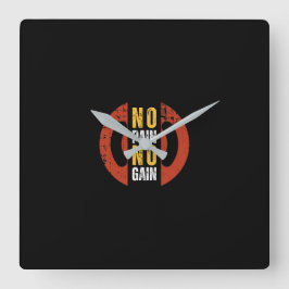 Wall-Uhr Quadratische Wanduhr