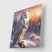 Wall-Uhr Quadratische Wanduhr (Winkel)