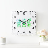 Wall-Uhr Quadratische Wanduhr (Zuhause)