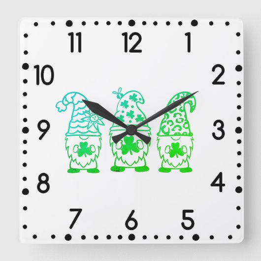 Wall-Uhr Quadratische Wanduhr (Vorderseite)