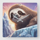 Wall-Uhr Quadratische Wanduhr (Vorderseite)