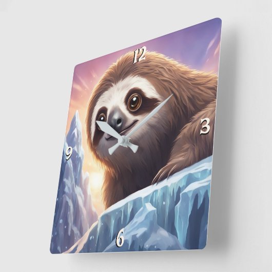 Wall-Uhr Quadratische Wanduhr (Winkel)