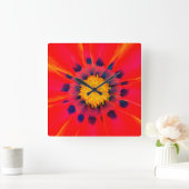 Wall-Uhr Quadratische Wanduhr (Zuhause)