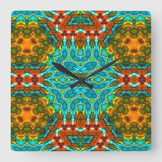 Wall-Uhr Quadratische Wanduhr (Vorderseite)