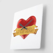 Wall-Uhr Quadratische Wanduhr (Winkel)