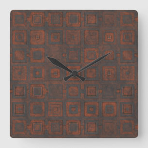 Wall-Uhr Quadratische Wanduhr