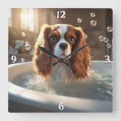 Wall-Uhr Quadratische Wanduhr (Vorderseite)