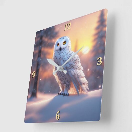 Wall-Uhr Quadratische Wanduhr (Winkel)