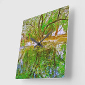 Wall-Uhr Quadratische Wanduhr (Winkel)