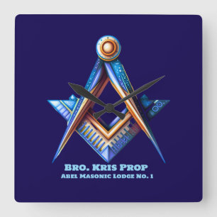 Wall-Uhr Quadratische Wanduhr