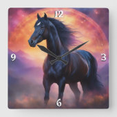 Wall-Uhr Quadratische Wanduhr (Vorderseite)