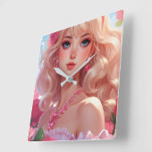 Wall-Uhr Quadratische Wanduhr (Winkel)