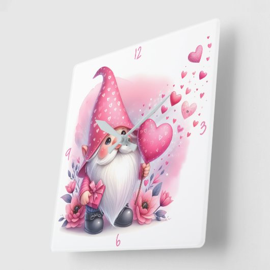 Wall-Uhr Quadratische Wanduhr (Winkel)