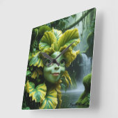 Wall-Uhr Quadratische Wanduhr (Winkel)