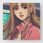 Wall-Uhr Quadratische Wanduhr (Vorderseite)